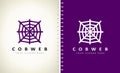 ÃÂ¡obweb spider logo vector design.